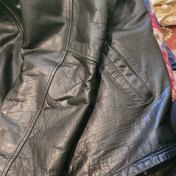 Mens Leather Coat - Picture 4 of 7